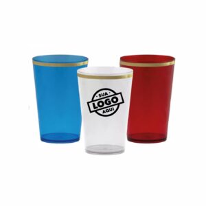 TP004 - Copo Usual Drink Borda Metalizada