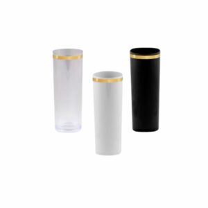TP011 - Copo Long Drink Borda Metalizada