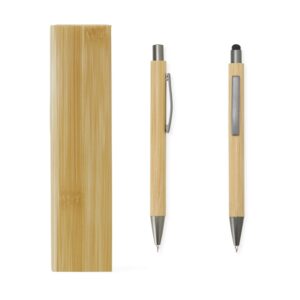 XZ14855 - Caneta e Lapiseira Bambu