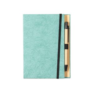 Bloco de Anotações com Autoadesivos e Caneta