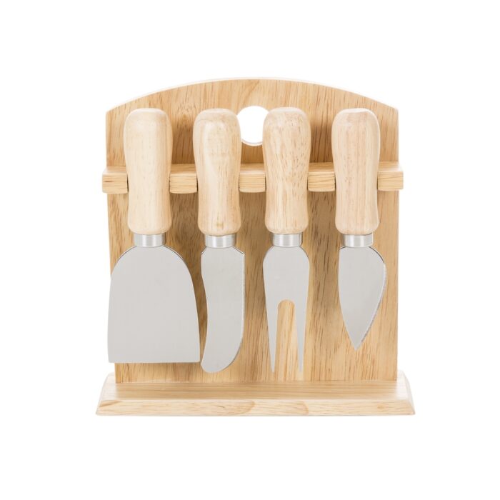 4236-Kit-Queijo-4-Pecas-com-Suporte-1812 Kit Queijo 5 Peças