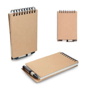 Mini Caderno A6 de anotações com caneta - BL048P